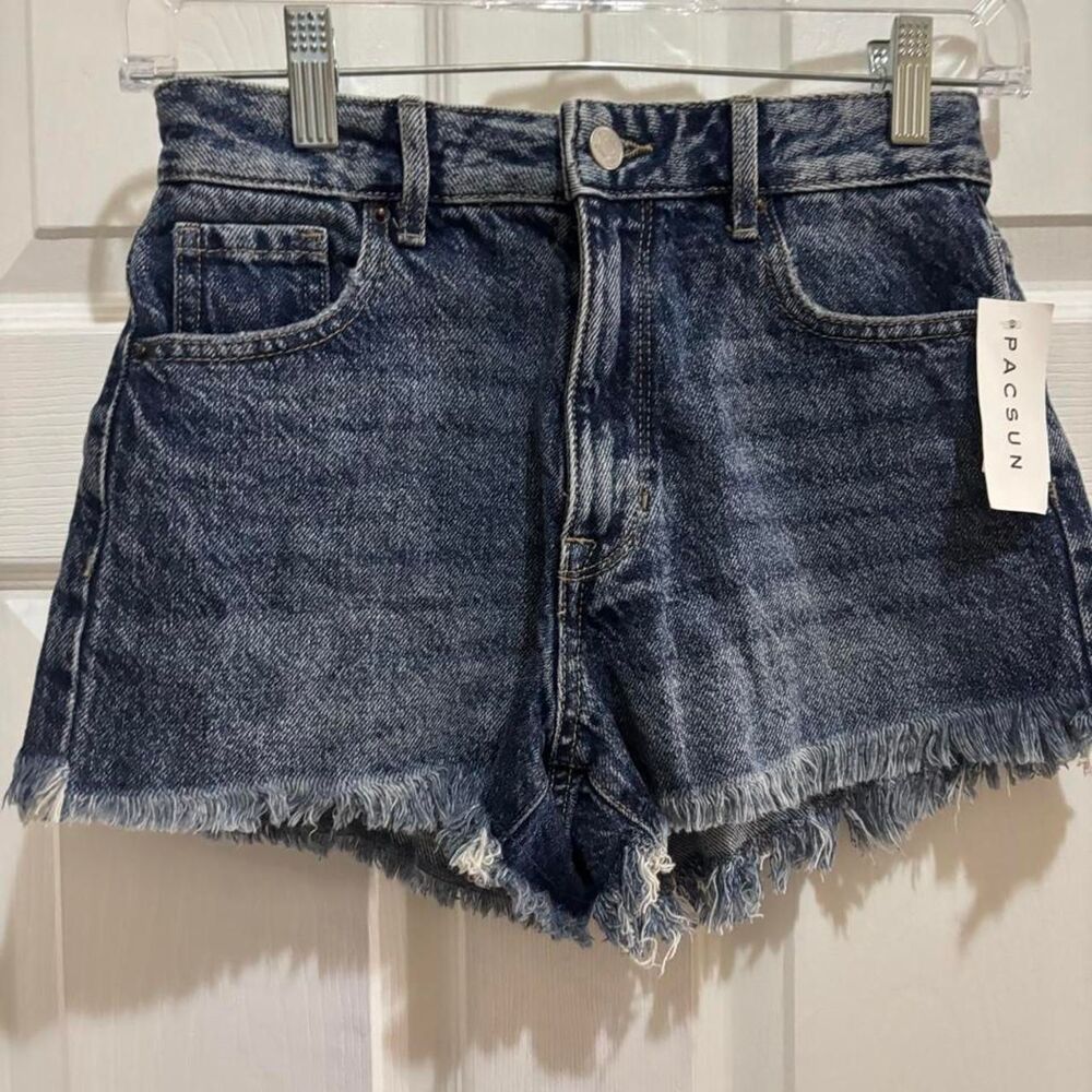 Pacsun Women's Blue and Navy Shorts